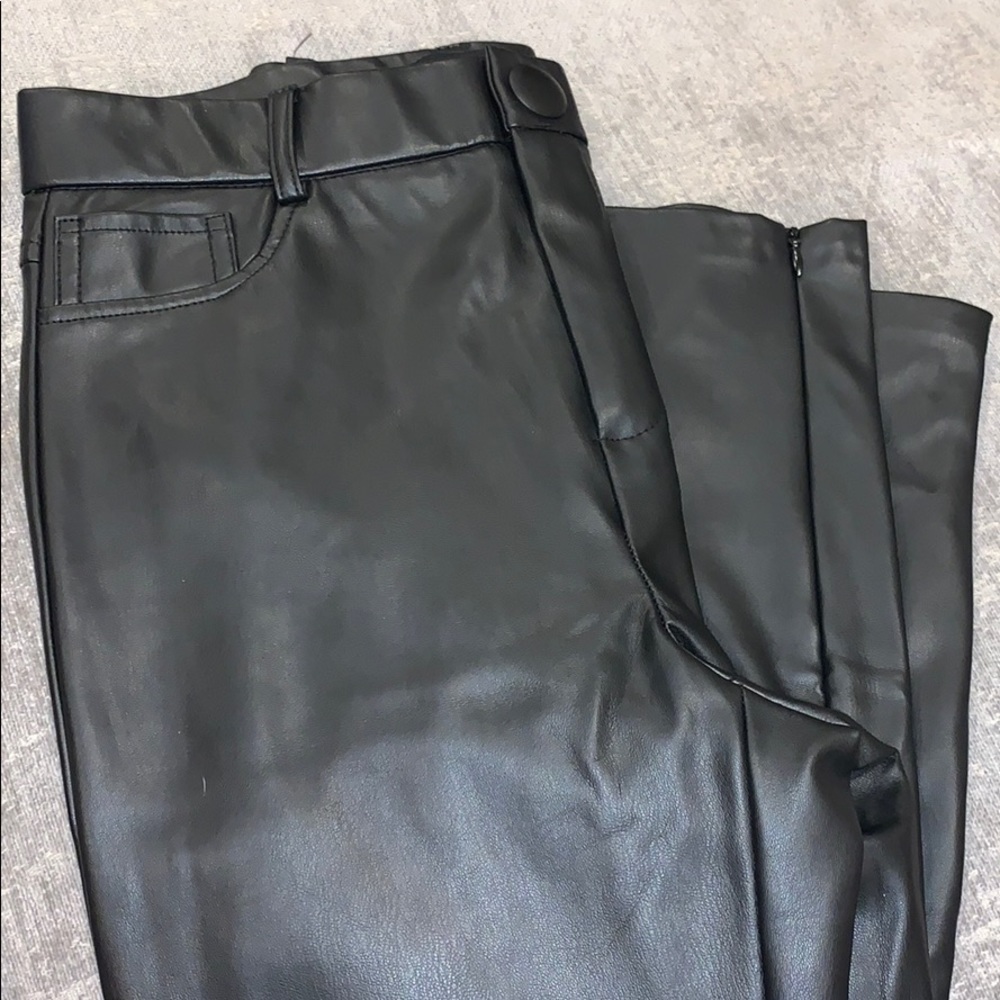 Black Leather Pants